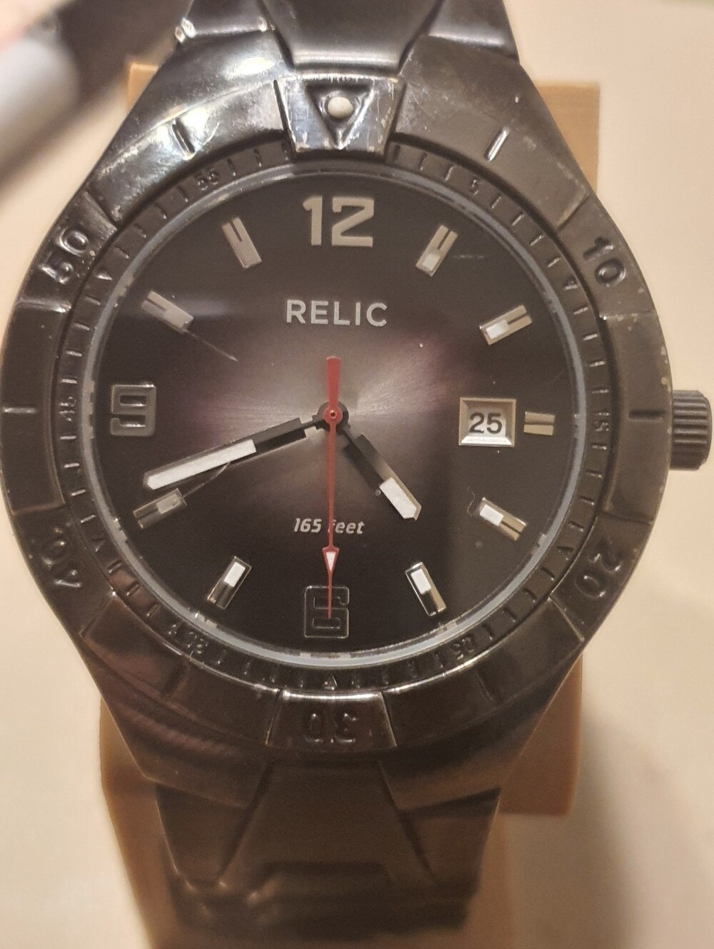 Relic ZR11811 Gunmetal Stainless Steel Men's Watch w/Date